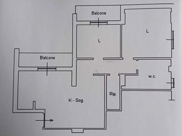 Appartamento trilocale in vendita in Via della Quercia Snc, Paola
