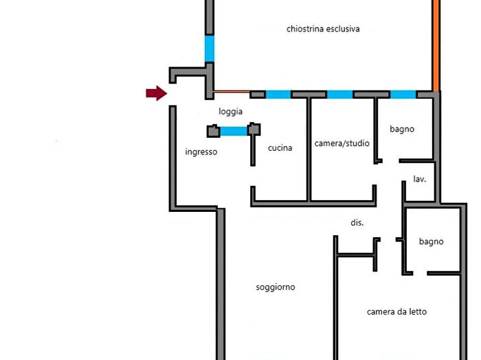Appartamento quadrilocale in affitto in Via Santo Stefano, Santo Stefano, Bologna