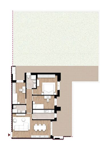 Appartamento quadrilocale in vendita in Via Roncoscrivia Snc, Roma