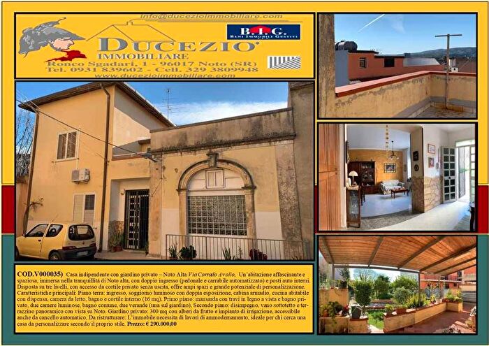 Casa con 7 locali in vendita in Via Corrado Avolio, Noto