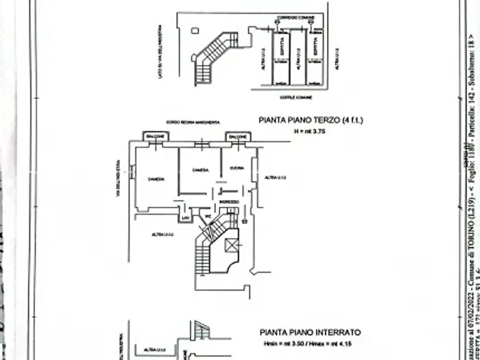 Appartamento trilocale in vendita in Torino