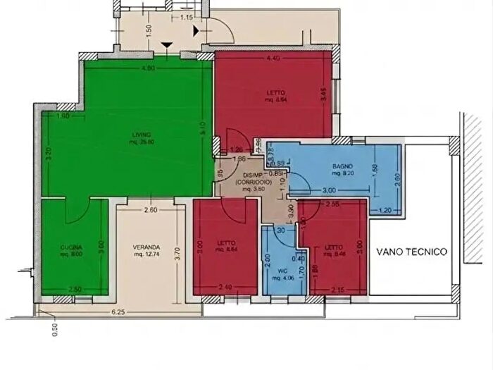 Appartamento con 5 locali in vendita in Via Pisacane, Spinazzola