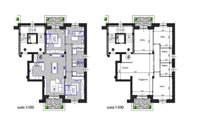Appartamento quadrilocale in vendita in Via Camillo Benso di Cavour, San Giorgio Piacentino