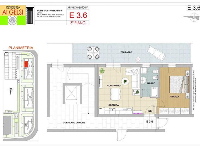 Appartamento bilocale in vendita in Via Don Renzo Cassoni, Trento