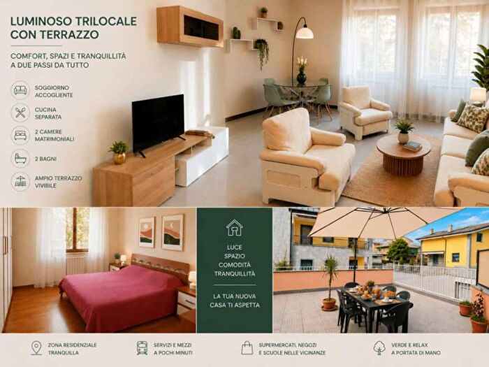 Appartamento trilocale in affitto in Via Valera, Centro, Arese