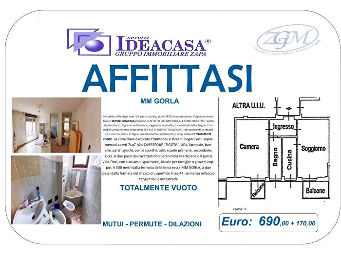 Appartamento bilocale in affitto in Via Sassari, Gorla, Milano