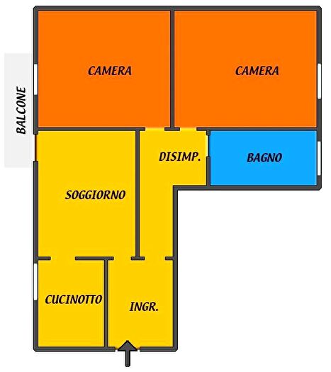 Appartamento trilocale in affitto in Via Gastone Rossi, Massarenti, Bologna