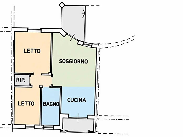 Appartamento trilocale in vendita in Via Borgoletto, Zimella