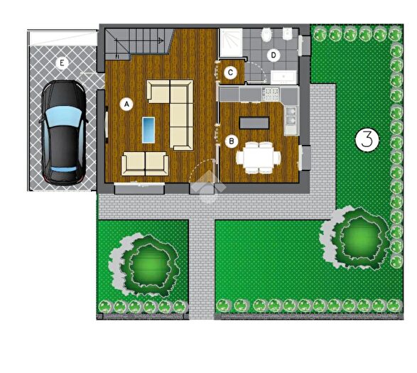 Casa quadrilocale in vendita in Via Roma Sud, Vezzano Sul Crostolo