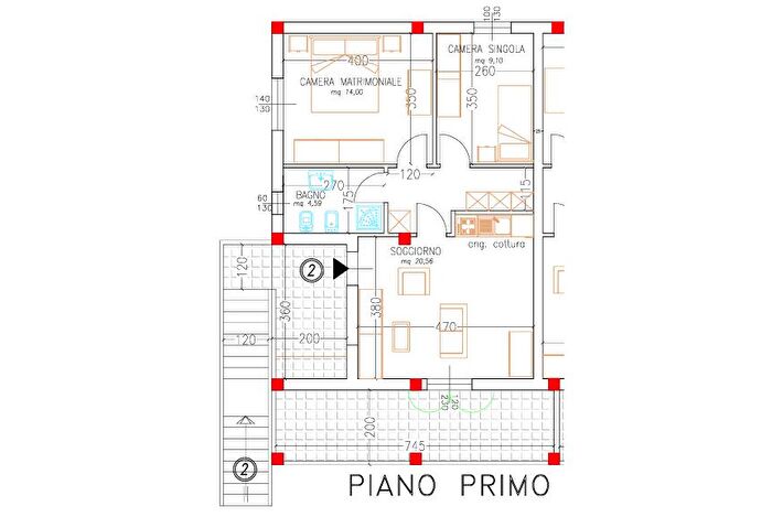 Casa trilocale in vendita in Grosseto