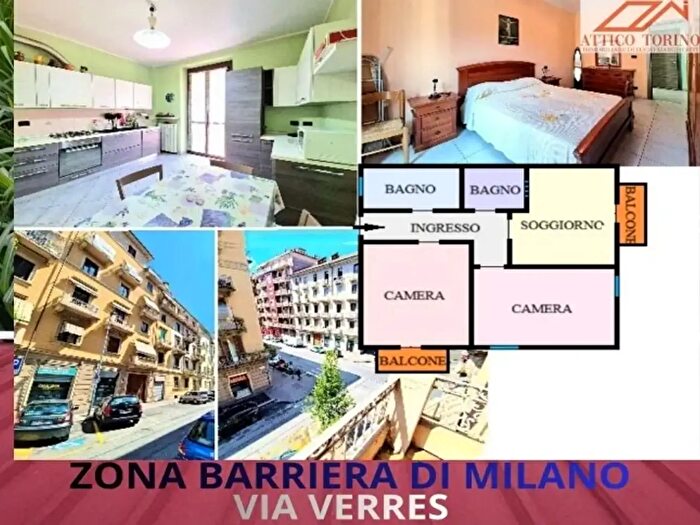 Appartamento trilocale in vendita in Via Verrès, Torino