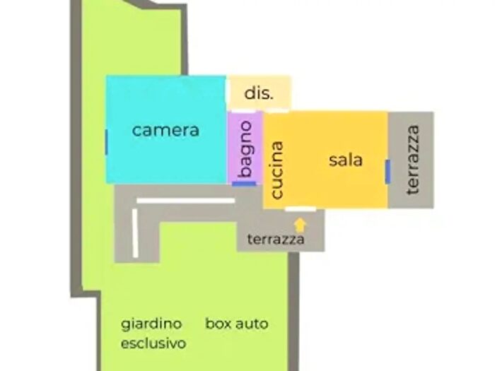 Appartamento trilocale in vendita in Viale della Vittoria, Cecina