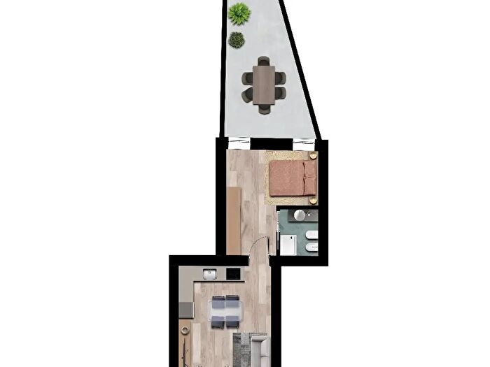 Appartamento bilocale in vendita in Via Garibaldi, Roma