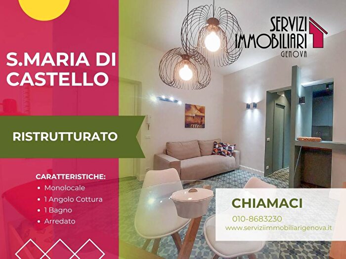 Appartamento monolocale in affitto in Salita di Santa Maria di Castello, Molo, Genova