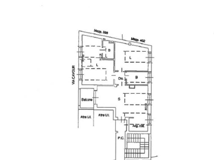 Appartamento trilocale in affitto in Via Cavour, Centro, Bollate