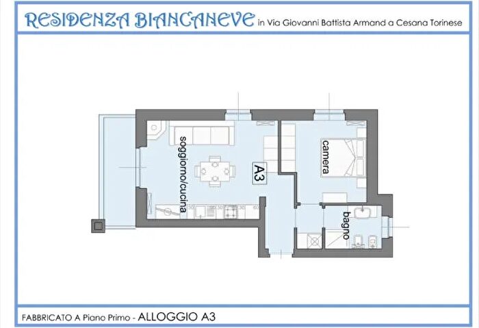 Appartamento bilocale in vendita in Via Giovanni Battista Armand Cesana Torinese To Italia, Cesana Torinese