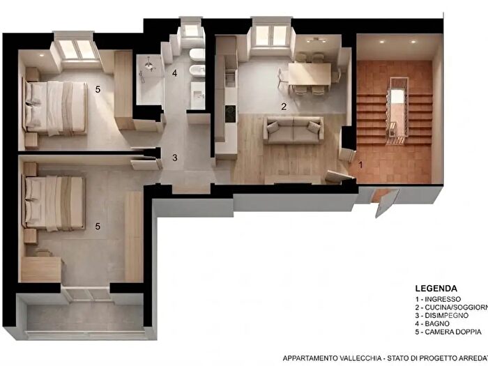 Appartamento trilocale in vendita in Pietrasanta
