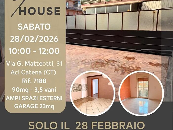 Appartamento trilocale in vendita in Via Ettore Maiorana, Aci Catena