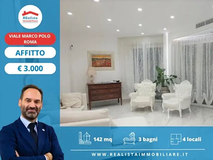 Appartamento quadrilocale in affitto in Viale Marco Polo, Roma