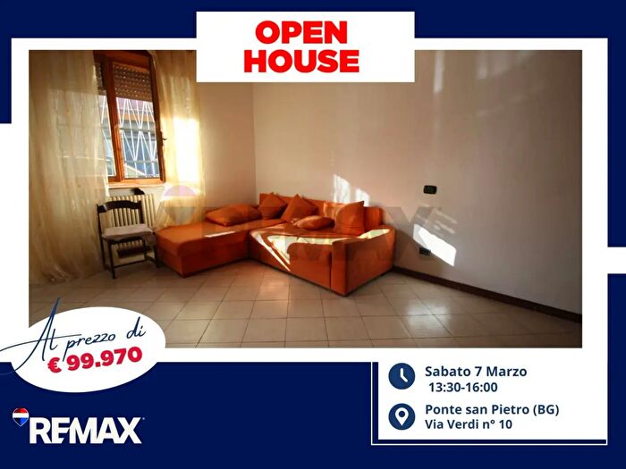 Appartamento trilocale in vendita in Via Verdi, Ponte San Pietro