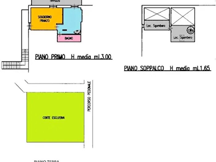 Appartamento quadrilocale in vendita in Via Montanara, Cecina