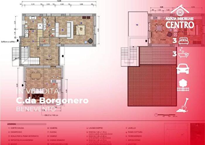 Casa con 6 locali in vendita in Borgonero, Benevento