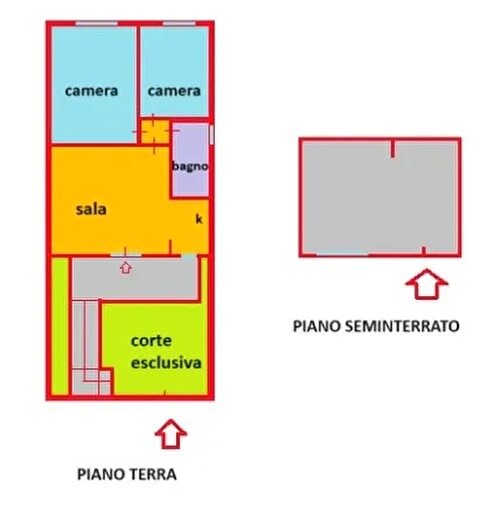 Appartamento trilocale in vendita in Via Montanara, Cecina