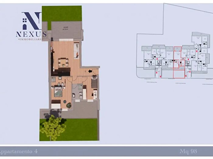 Appartamento trilocale in vendita in Fano