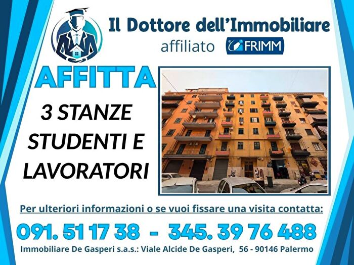 Appartamento quadrilocale in affitto in Via Filippo Corazza, Oreto Perez, Palermo