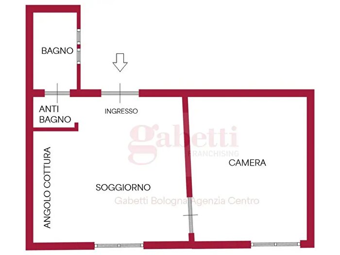 Appartamento bilocale in affitto in Via De Chiari, Bologna