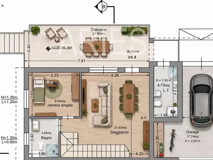Casa trilocale in vendita in Via Ugo Giavitto, Fiumicino