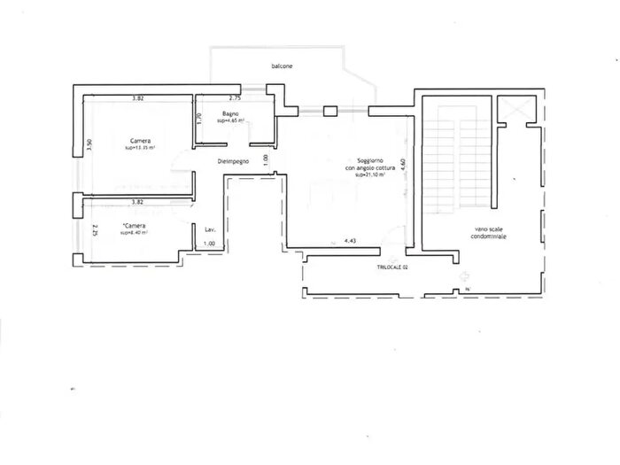 Appartamento quadrilocale in vendita in Via Butturini, Verona