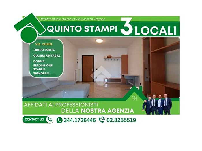 Appartamento trilocale in vendita in Via Curiel, Rozzano