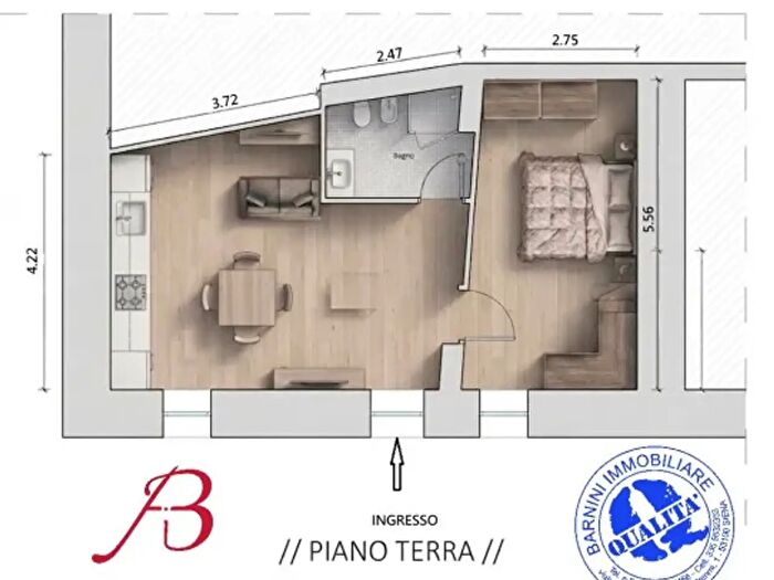 Appartamento bilocale in vendita in Strada di Sant'Eugenia, Siena