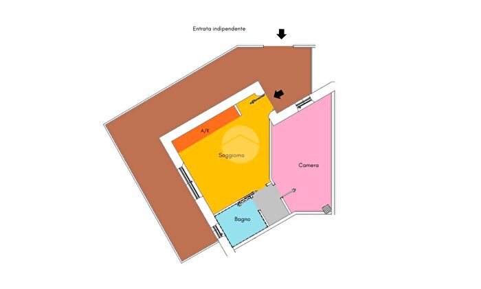 Appartamento bilocale in vendita in Via della Fonte di Fauno, Roma