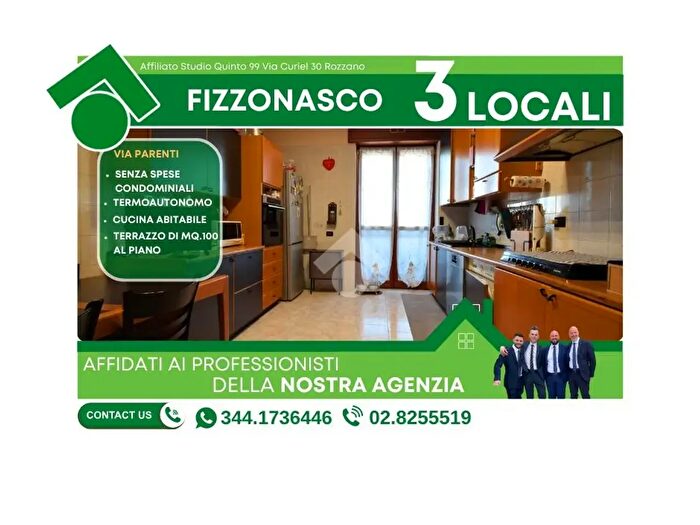 Appartamento trilocale in vendita in Via Alfieri, Rozzano