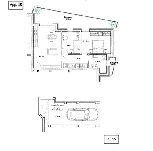Appartamento trilocale in vendita in Via Venezia, Schio