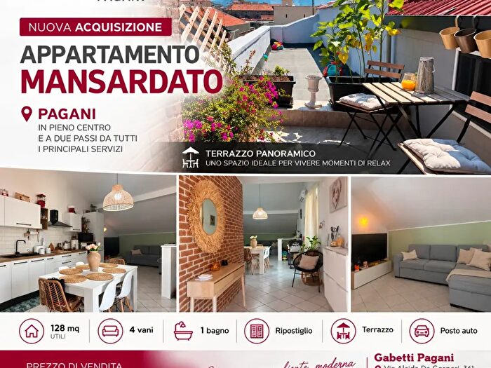 Appartamento quadrilocale in vendita in Via del Carmine, Pagani