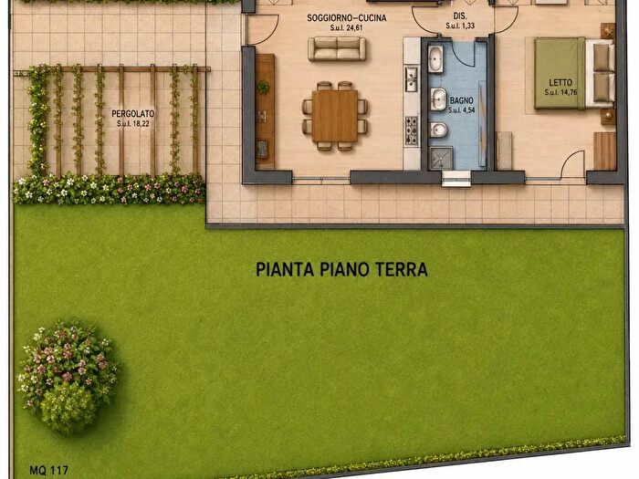 Appartamento bilocale in vendita in Via Mincio, San Bonifacio