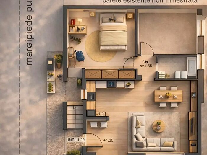 Appartamento trilocale in vendita in Cecina