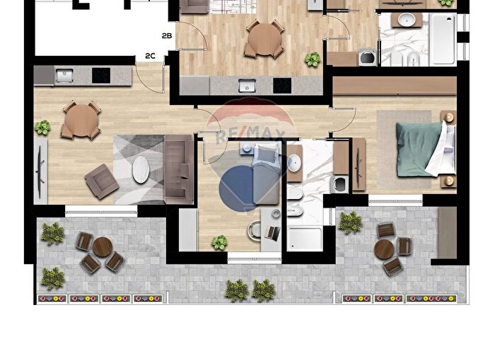 Appartamento trilocale in vendita in Via Conenna Complesso Aquaria Nc, Bari