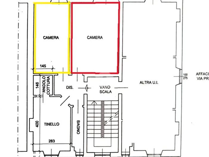 Appartamento trilocale in affitto in Via Giacomo Medici, Torino
