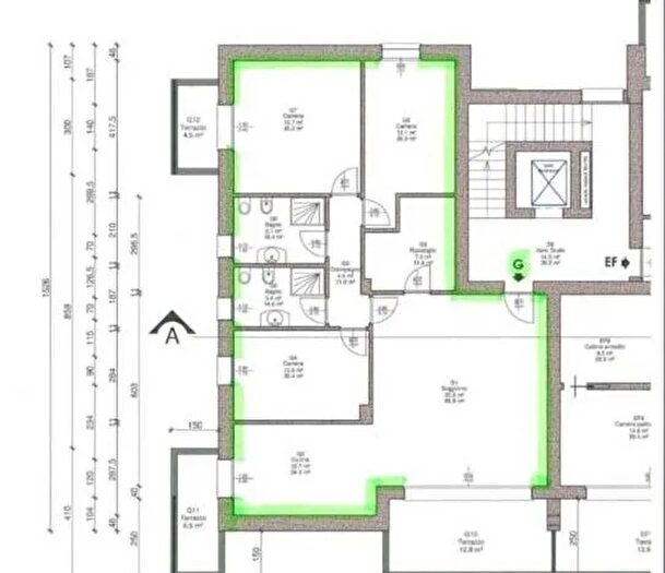 Appartamento quadrilocale in vendita in Dolo