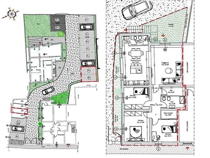 Appartamento con 5 locali in vendita in Cascina