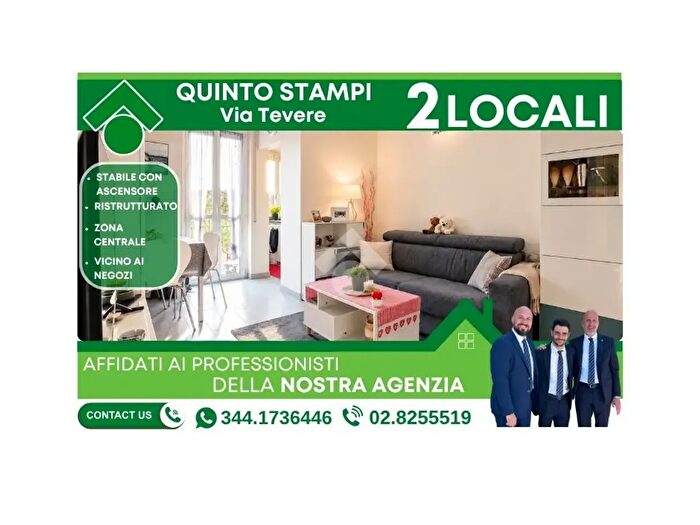 Appartamento bilocale in vendita in Via Tevere, Rozzano