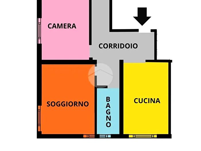 Appartamento bilocale in vendita in Via Giunio Bazzoni, Roma