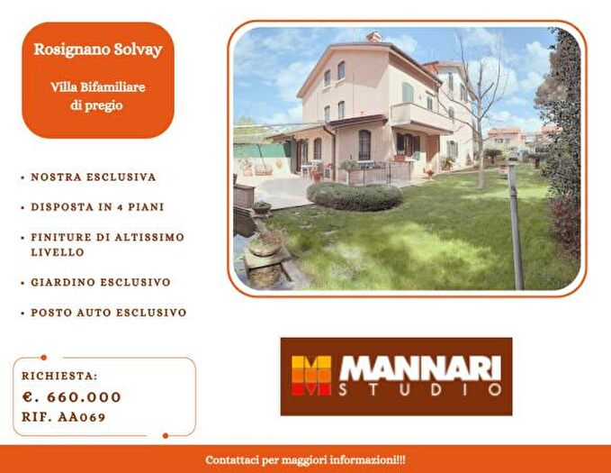 Casa con 6 locali in vendita in Rosignano Marittimo