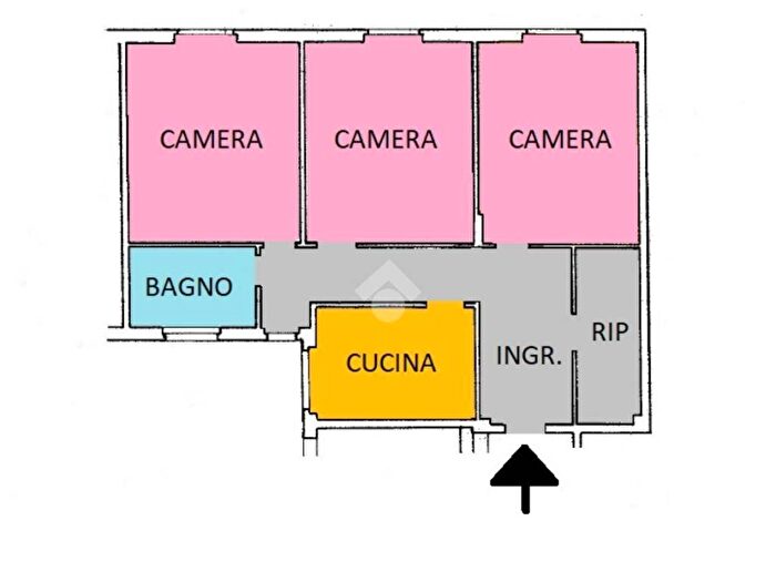 Appartamento trilocale in affitto in Via Morozzo della Rocca, Casal Bertone, Roma