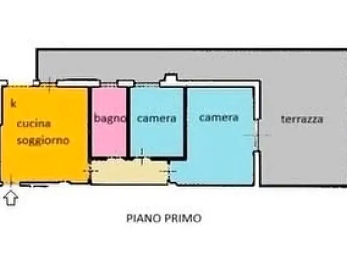 Appartamento trilocale in vendita in Via Giacomo Brodolini, Cecina