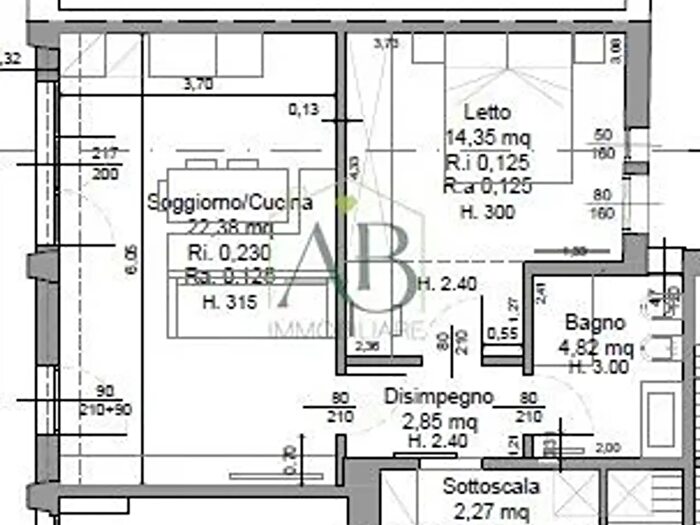 Appartamento bilocale in vendita in Ravenna